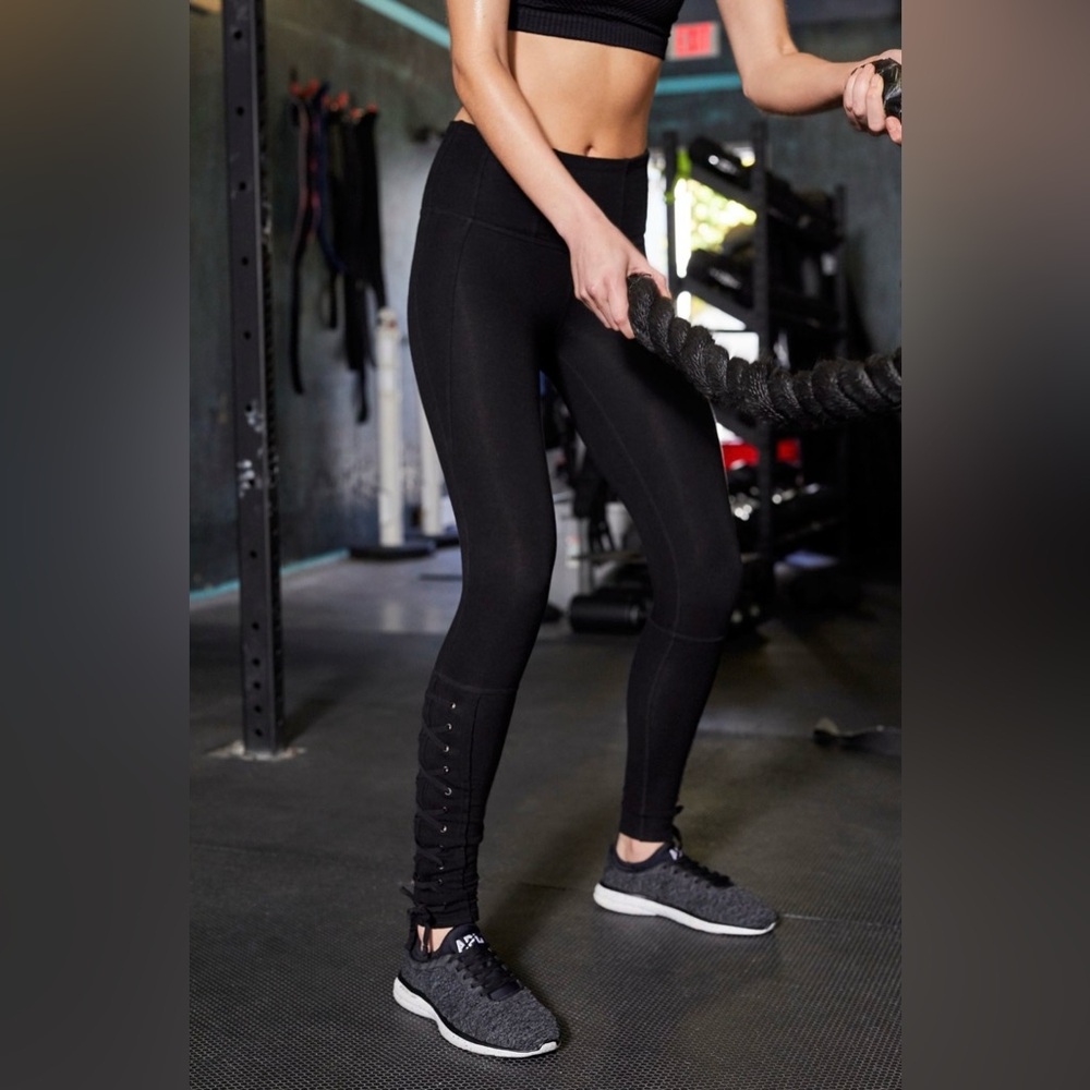 Free People Movement Pixi Lace Up Legging black size x-small